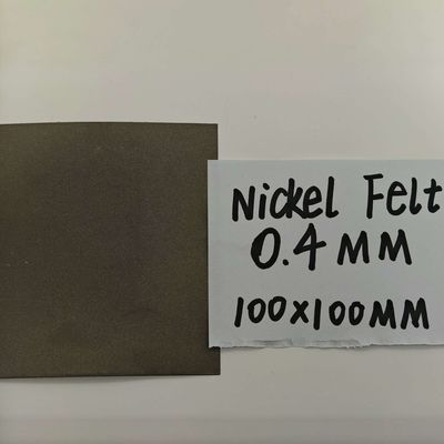 0Feltro di fibra di nichel di spessore di.4 mm Feltro sinterizzato di nichel puro idrolizzato AEM