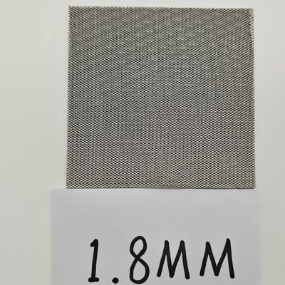 1.8mm Feltro di fibra di titanio piastra sinterizzata di titanio asimetrica porosa