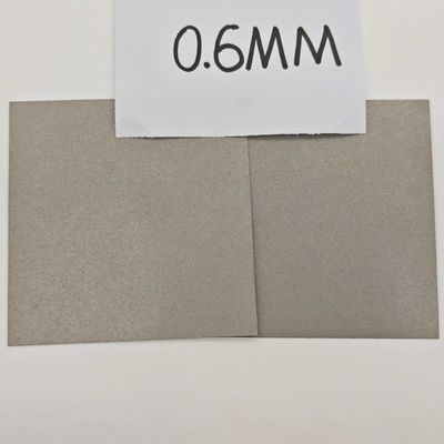 Prodotto di idrogeno elettrolitico Ti feltro 0,6 mm Carta di feltro di titanio porosa