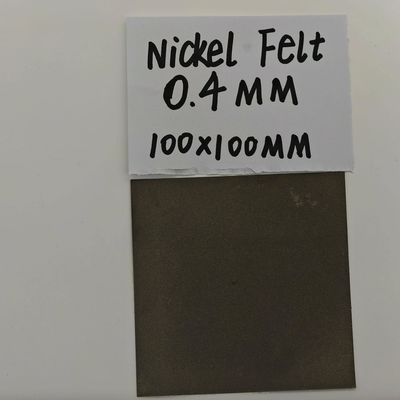 Feltro di nichel AEM 0,4 mm Materiale strato di diffusione di gas Feltro di fibre metalliche porose
