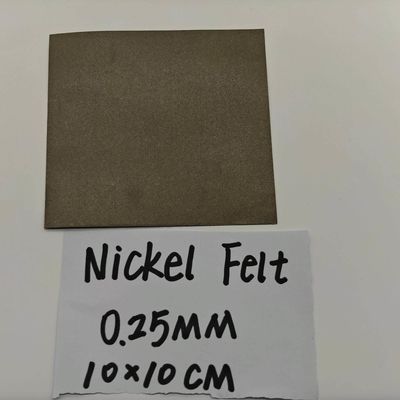 Taglio laser Feltro di nichel poroso Feltro di fibre metalliche ad alta temperatura