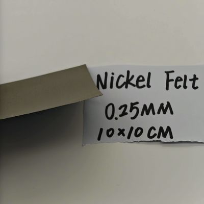 0.25mm GDL strato di diffusione di gas nichel fibra metallica sinterizzata feltro AEM cella elettrolitica